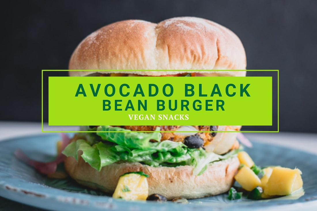 Avocado Black Bean Burger