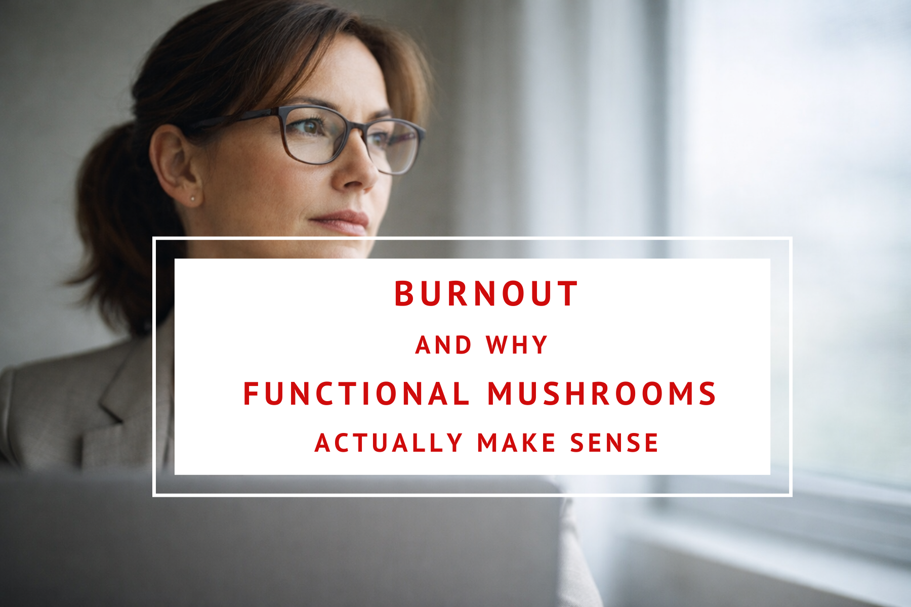 Burnout and why functional mushrooms actually make sense
