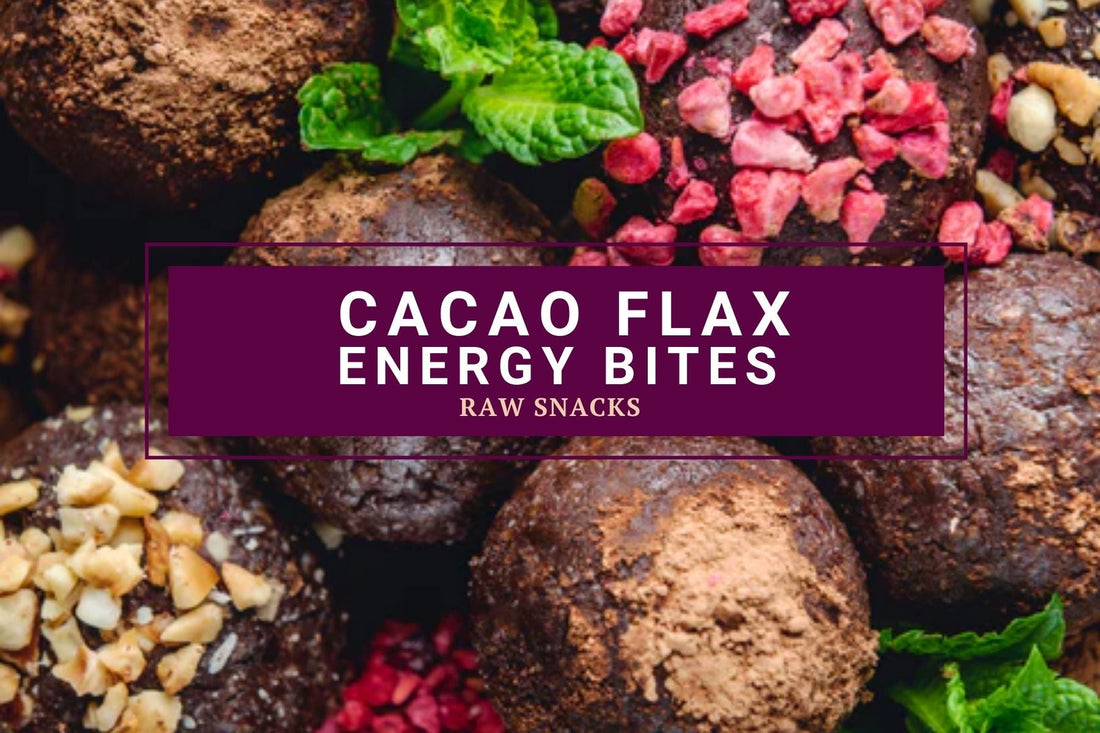 Cacao Flax Energy Bites