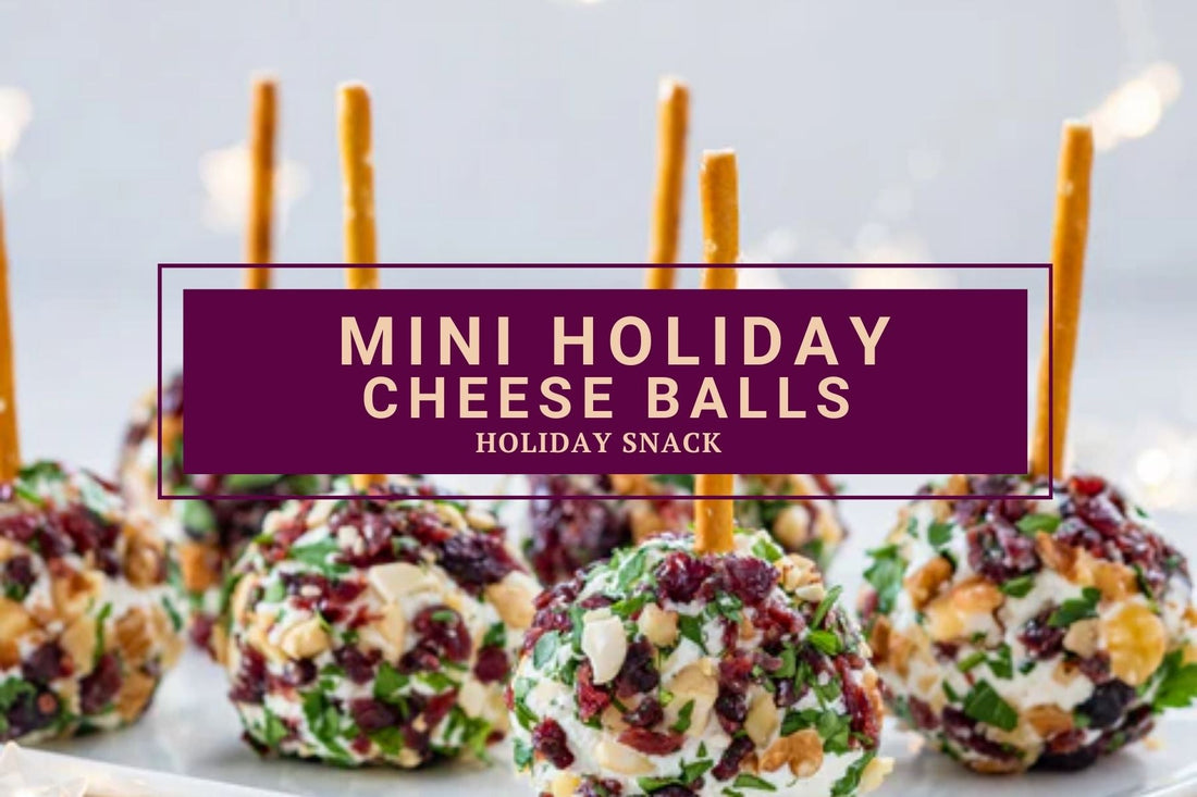 Mini Holiday Cheese Balls