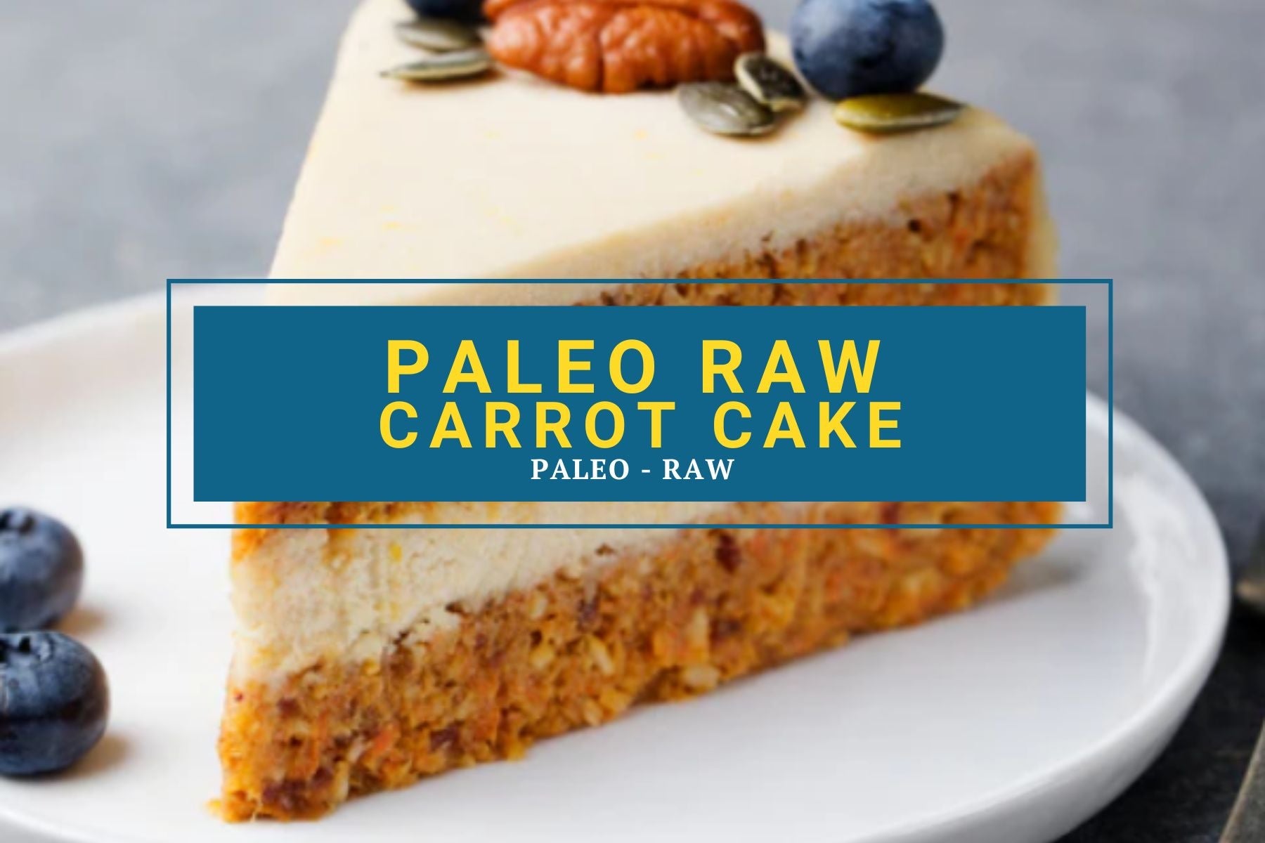 Paleo Raw Carrot Cake