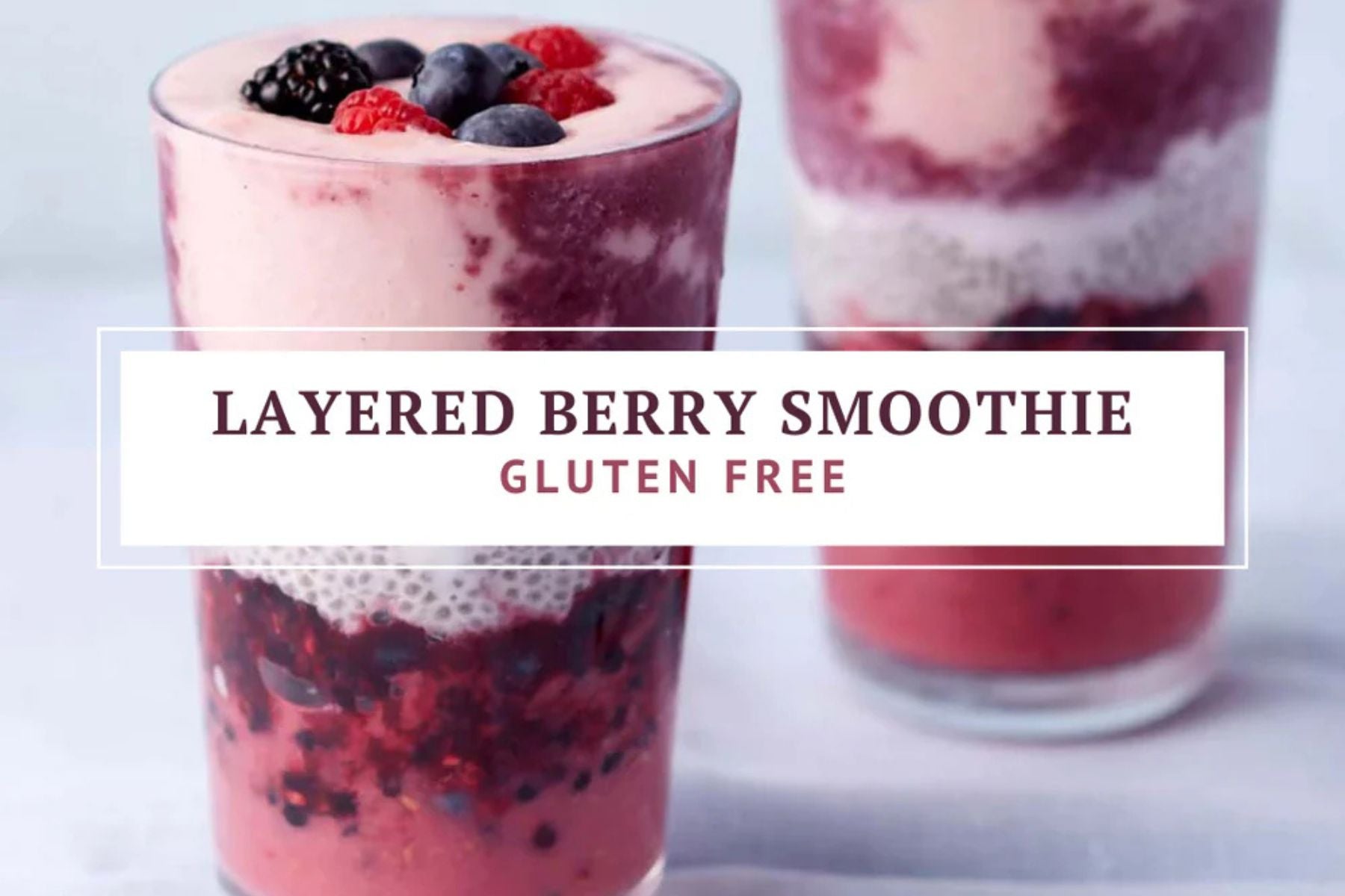 Layered Berry Smoothies
