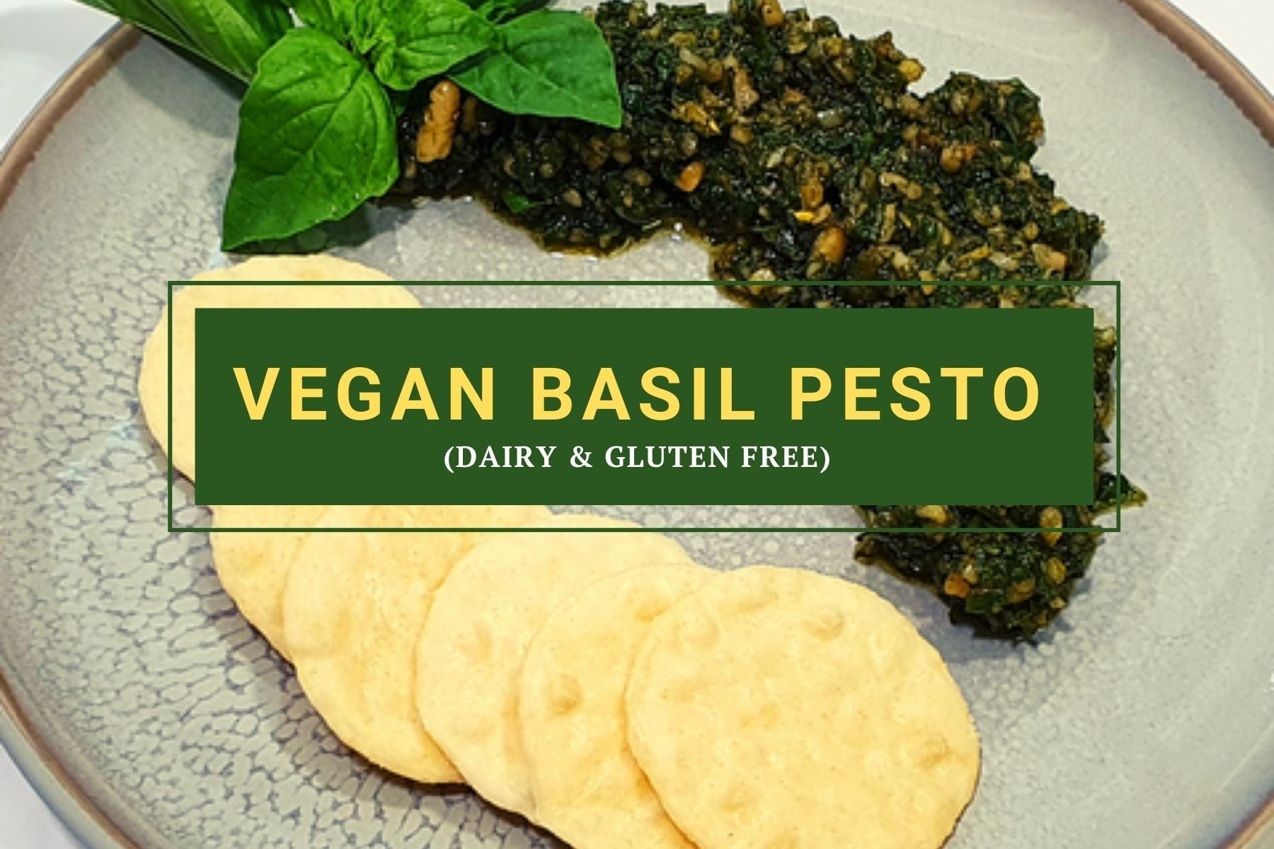 Vegan Basil Pesto (Dairy & Gluten free)