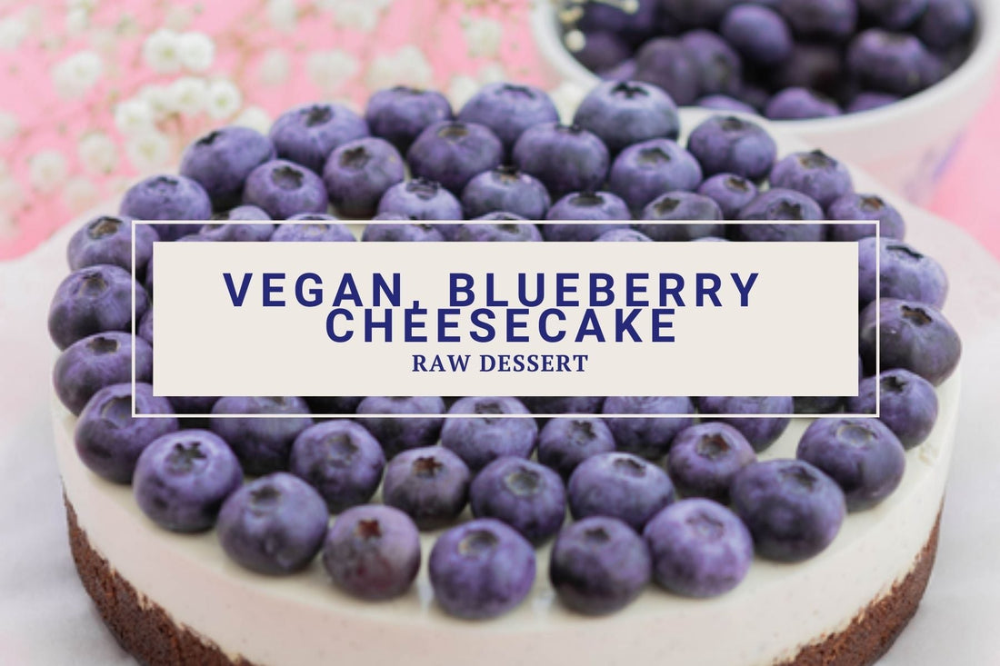 Vegan, Blueberry Cheesecake