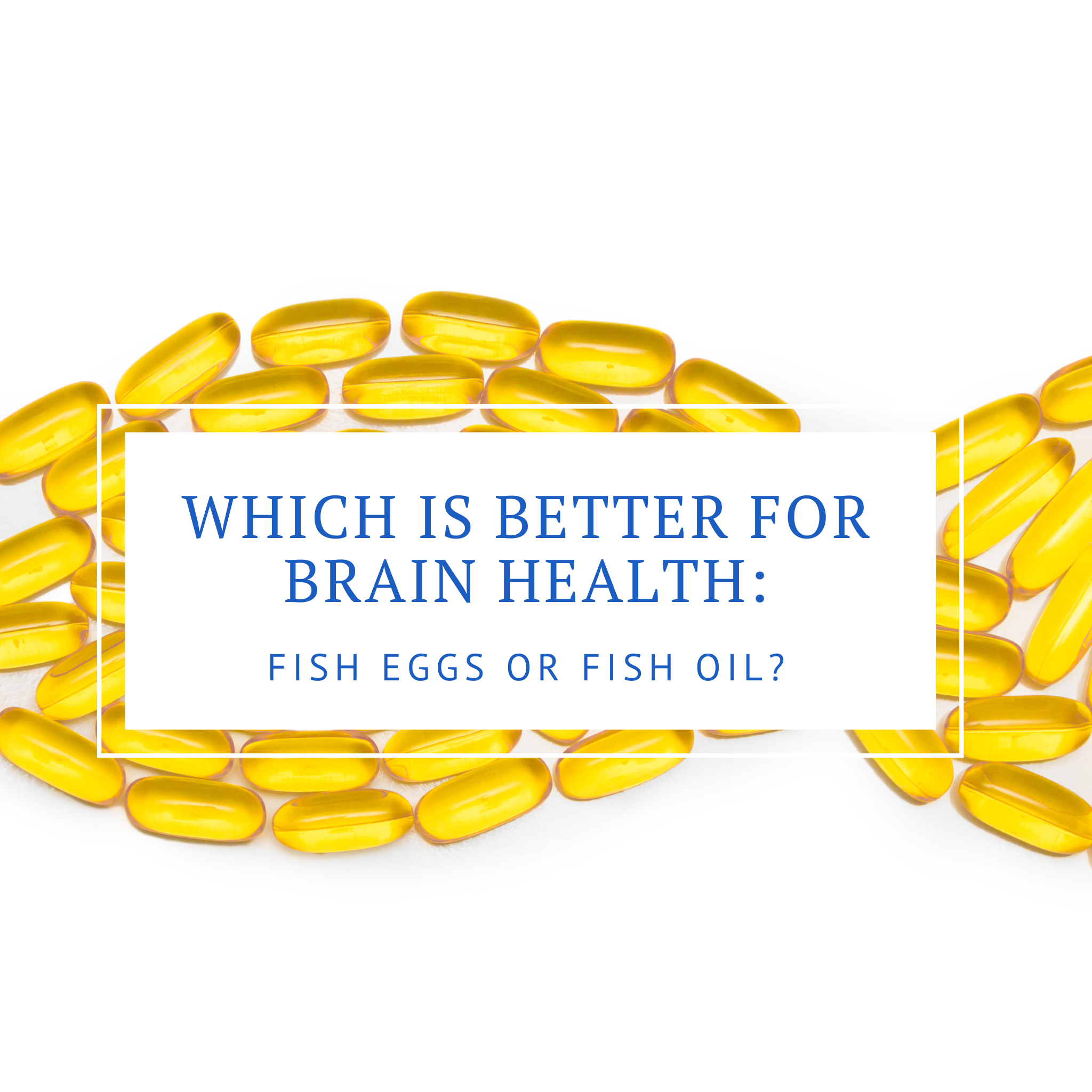 Which Is Better for Brain Health: Fish Eggs or Fish Oil?
