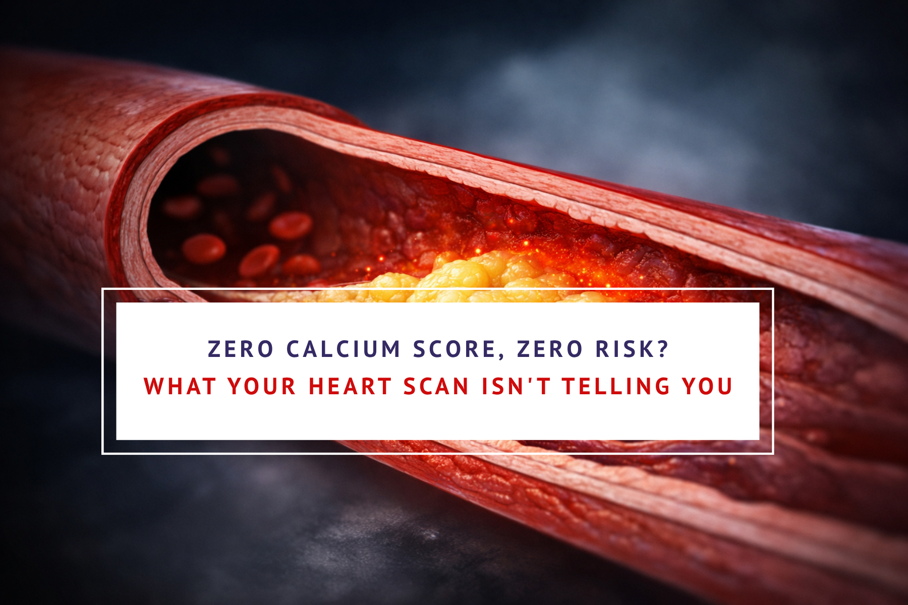 is zero calcium score zero risk what your heart scan is not telling you