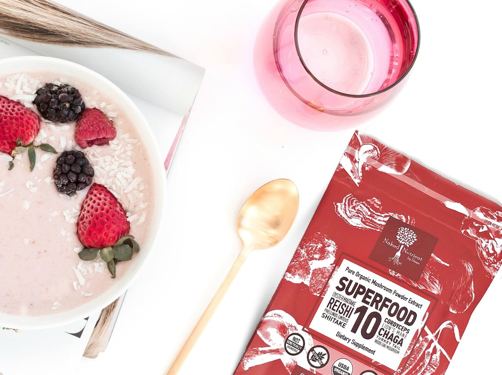 Nourishing Nutrients Superfood10 Mushroom Powder Extract as a functional mushroom superfood