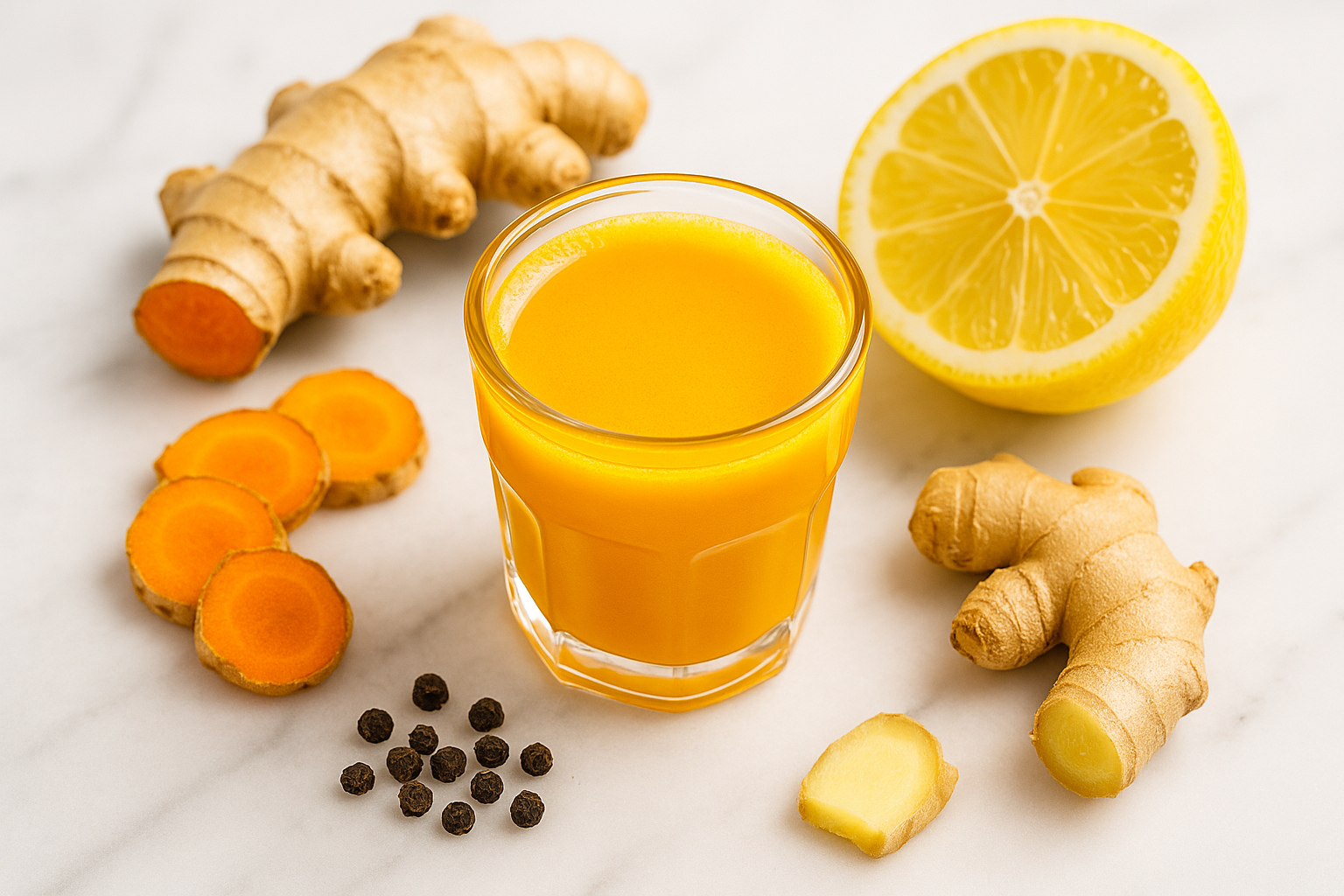 Turmeric and Ginger Shot Recipe: Anti-Inflammatory Benefits