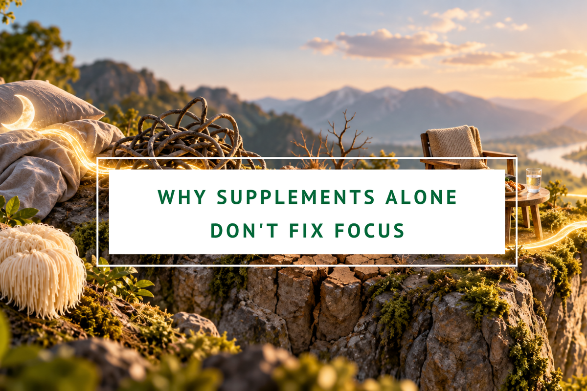 why supplements alone dont fix focus