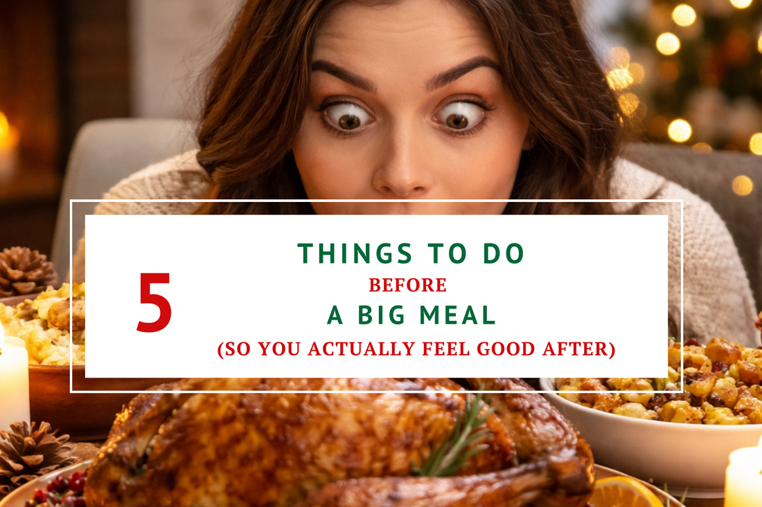 5 things to do before a big meal so that you actually feel good afterwards