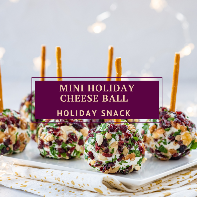 Mini Holiday Cheese Balls