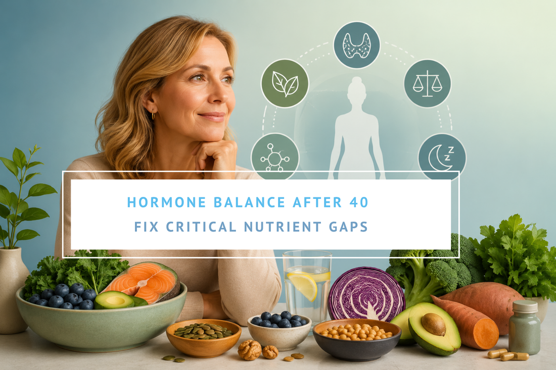 Hormone Balance after 40 fix critical nutrient gaps