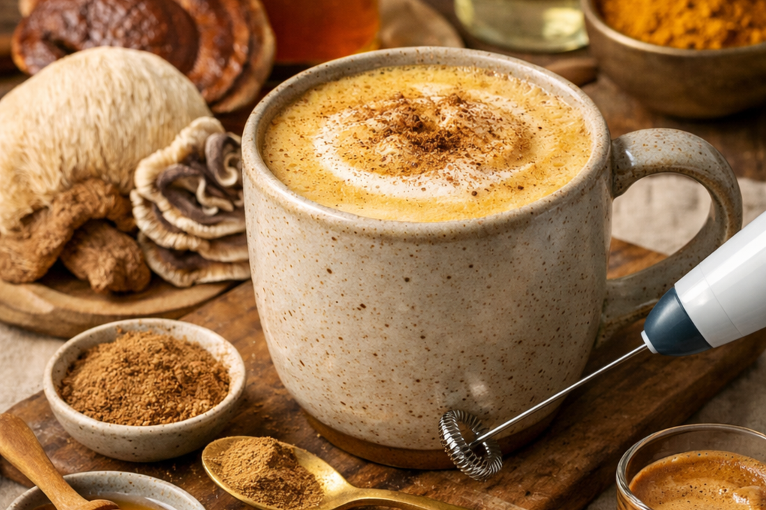 Immune Support Golden Latte Nourishing Nutrients Mushroom Powder
