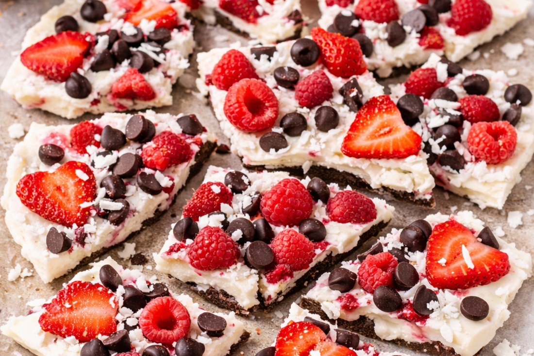 nourishing nutrients chocolate berry coconut bark