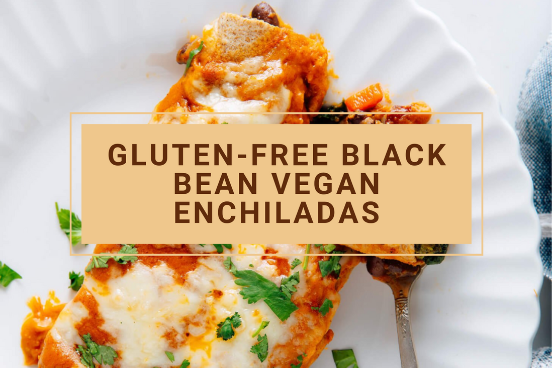 Gluten-Free Black Bean Vegan Enchiladas