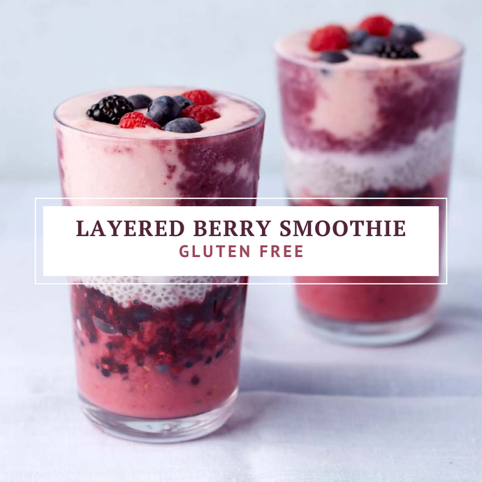 Layered Berry Smoothies