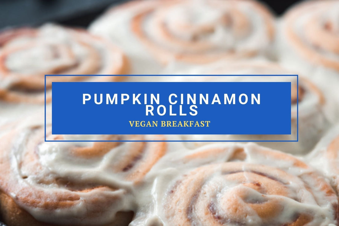 Vegan Pumpkin Cinnamon Rolls