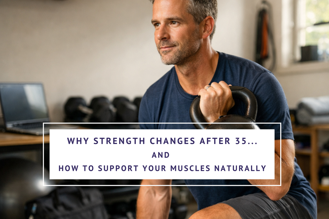Why Strength Changes After 35 And How to Support Your Muscles Naturally with gelatinized black maca