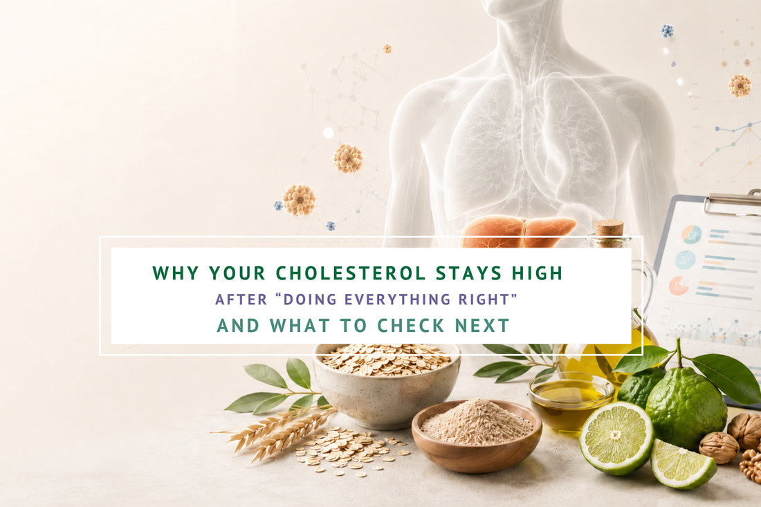 Why your cholesterol stays high after doing everything right and what to check next