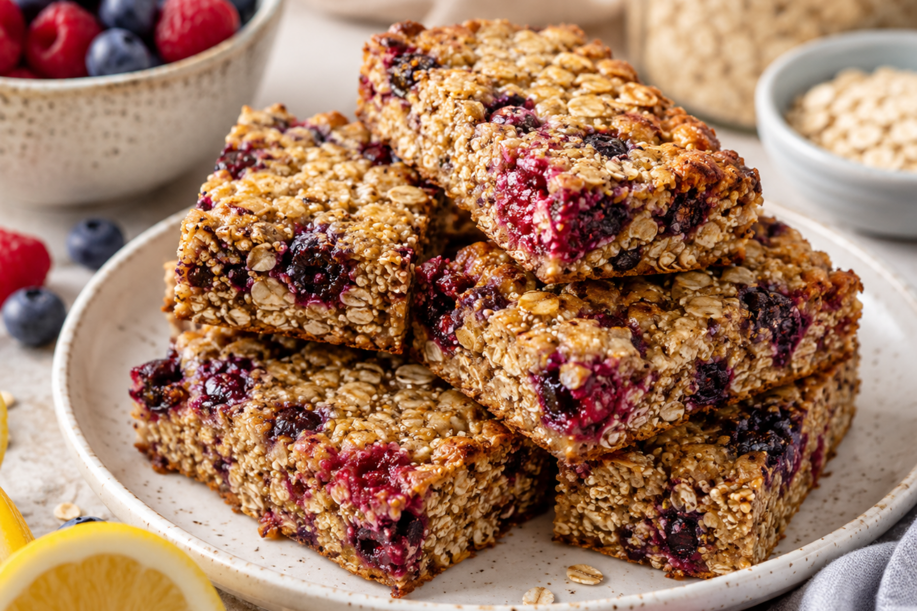 blood sugar balancing breakfast bars