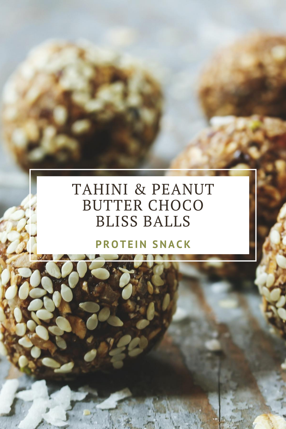 TAHINI & PEANUT BUTTER CHOCO BLISS BALLS