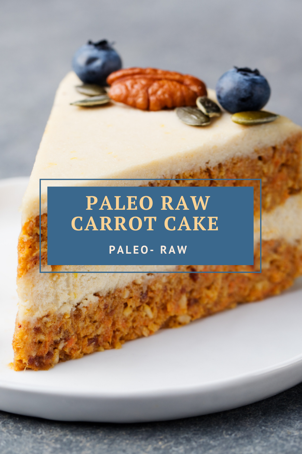 Paleo Raw Carrot Cake