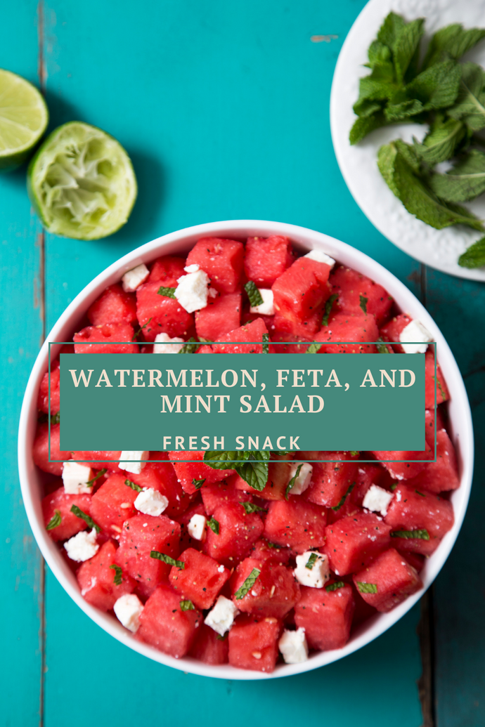 Watermelon, Feta, and Mint Salad