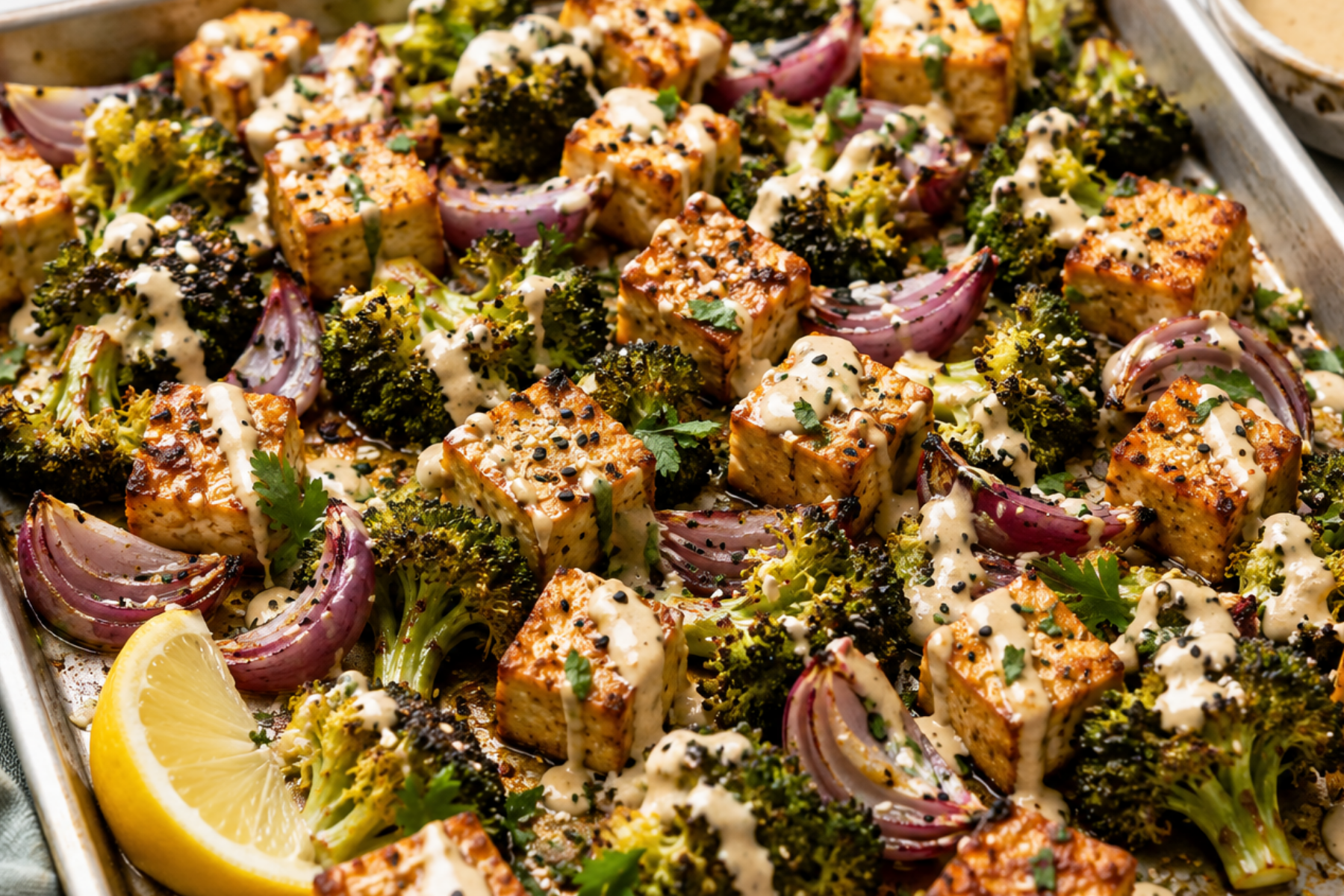 Bone-Building Sheet Pan Tofu