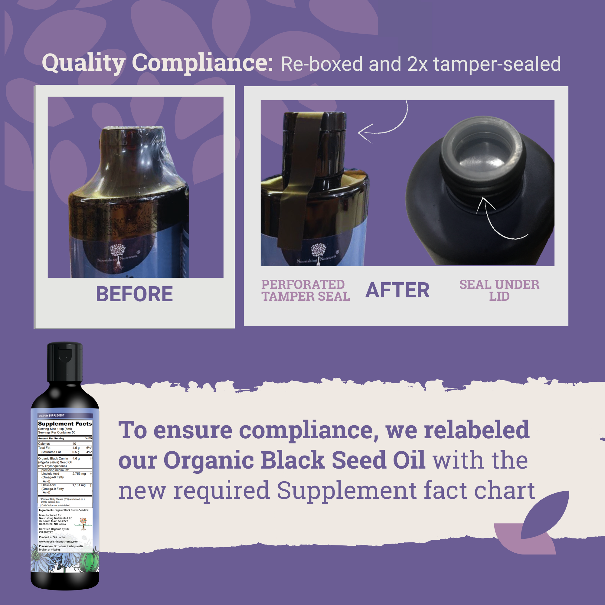 Organic Black Cumin Seed Oil