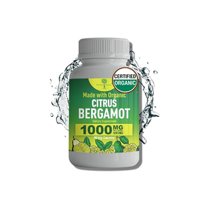 Organic Citrus Bergamot Capsules, with the tested active ingredient 50% Polyphenols